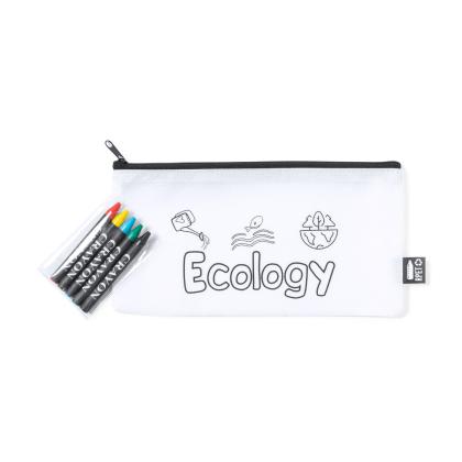 Thurman Pencil Case - WHITE