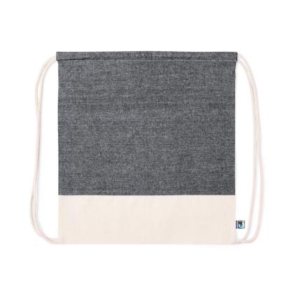 Ferdin Fairtrade Drawstring Bag - BLACK