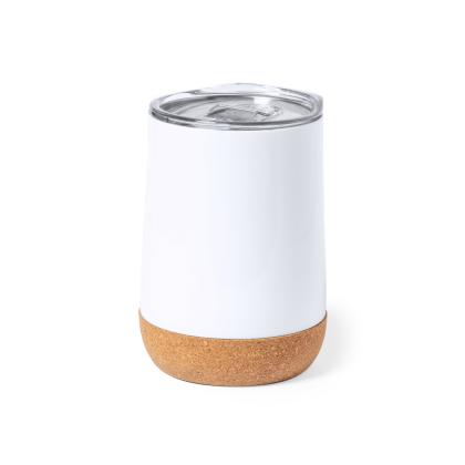 Barker Sublimation Insulated Cup - WHITE
