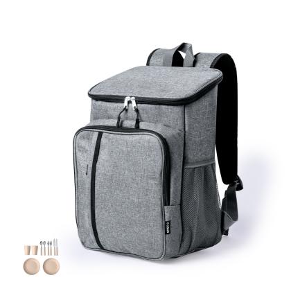 Shira Picnic Cool Bag Backpack - GREY