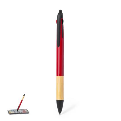 Milok Stylus Touch Ball Pen - RED