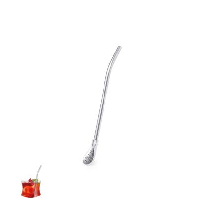 Evin Straw Drink Stirrer - SILVER
