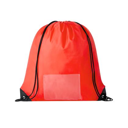 Selasi Race Number Drawstring Bag - RED