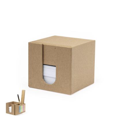 Arolax Notepad Pencil Holder - NATURAL