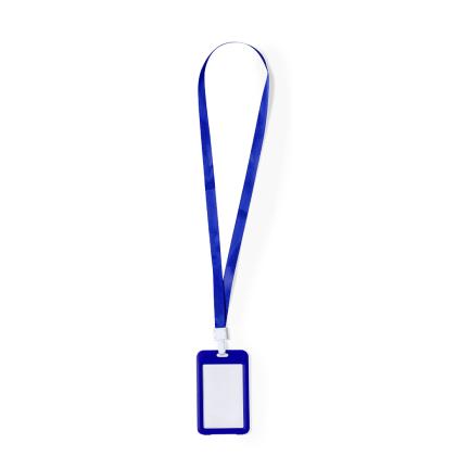 Fleck Id Badge Lanyard - NAVY BLUE