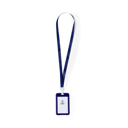 Fleck Id Badge Lanyard - NAVY BLUE