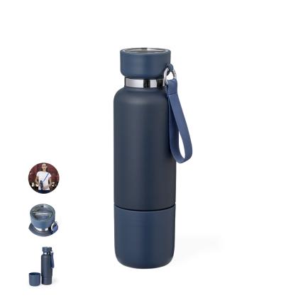 Flautrok Insulated Bottle - NAVY BLUE