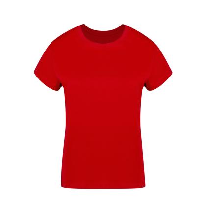 Seiyo Women Colour T-Shirt - RED