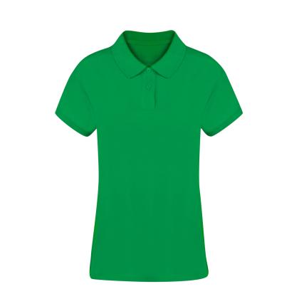 Koupan Women Colour Polo Shirt - GREEN