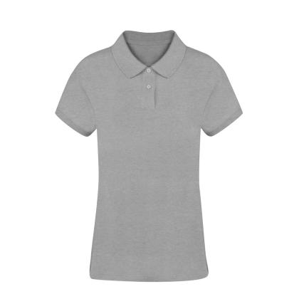 Koupan Women Colour Polo Shirt - GREY