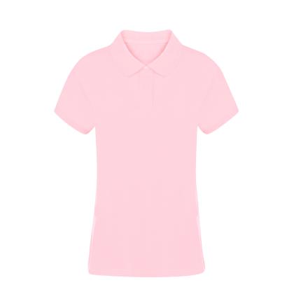Koupan Women Colour Polo Shirt - PINK