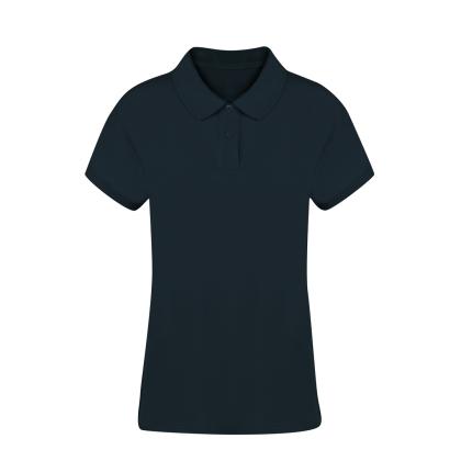 Koupan Women Colour Polo Shirt - DEEP NAVY