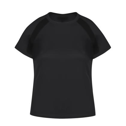 Tecnic Sappor Women T-Shirt - BLACK