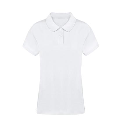Koupan Women White Polo Shirt - WHITE