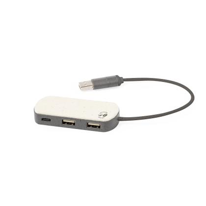 Nylox USB Hub - BROWN