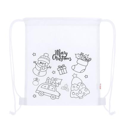 Taky Drawstring Bag - WHITE