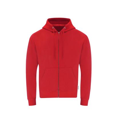 Walder Adult Hooded + Zipper Sweatshirt - RED