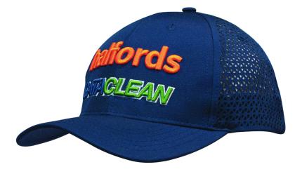 Sports Ripstop Twill Cap with Triangle Perforations