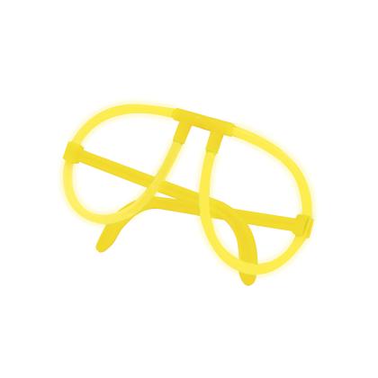Tobeck Glow Glasses - YELLOW FLUORO