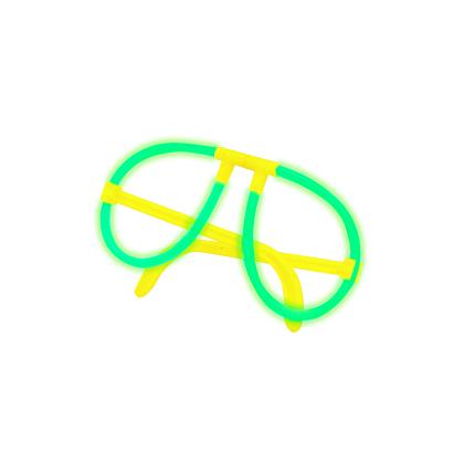 Tobeck Glow Glasses - GREEN FLUOR