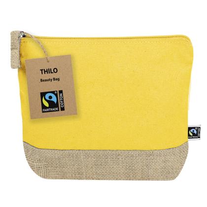 Thilo Fairtrade Beauty Bag - YELLOW