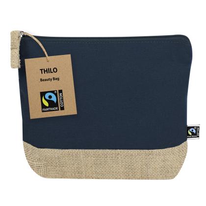 Thilo Fairtrade Beauty Bag - NAVY BLUE