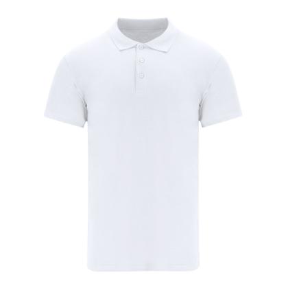 Chaplin Adult White Polo Shirt - WHITE