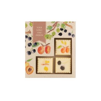 CHOCOSTAMP COCOA GARDEN PRALINES 3 PCS