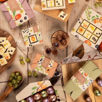 CHOCOSTAMP COCOA GARDEN PRALINES 3 PCS