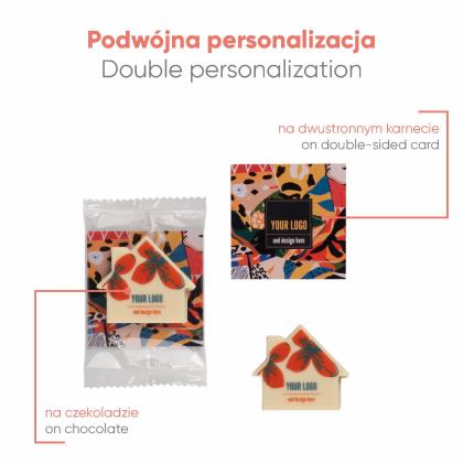 ADVERT CARD - CHOCOLATE HOUSE PRINT