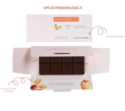 PROTEIN CHOCOLATE BAR WITH FILLING 70 G