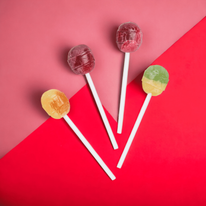 FRUIT LOLLIPOP LOLLY CUBE