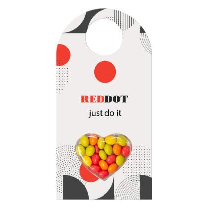 DRAGEES PUSH THE BUTTON HANGER - HEART