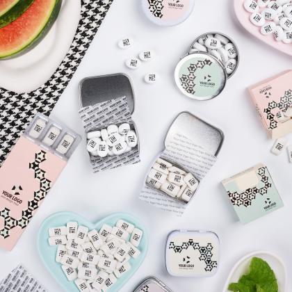 BRAND ME! MINTS MINI RECTANGULAR TIN