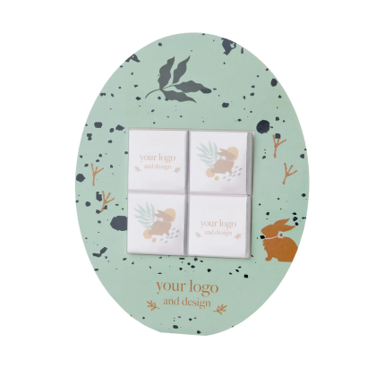 SET OF SQUARE CHOCOLATES IN A SHAPE ENVELOPE - EGG