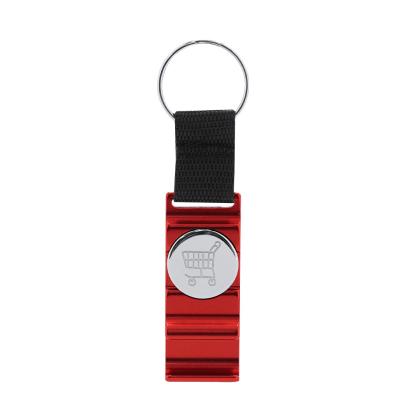 Nevin Holder Keyring Coin - RED