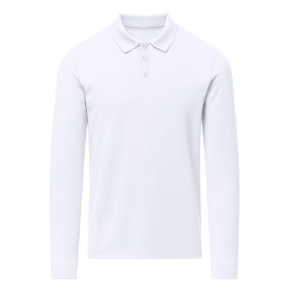 Charlot Adult White Polo Shirt - WHITE
