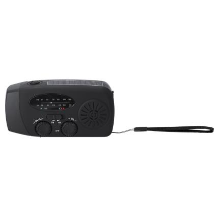 Cartney Multifunction Emergency Radio - BLACK