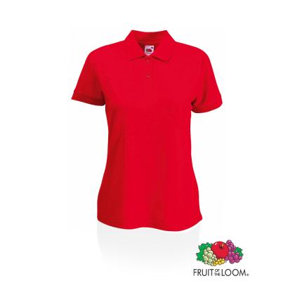 65/ 35 Women Polo Shirt - RED