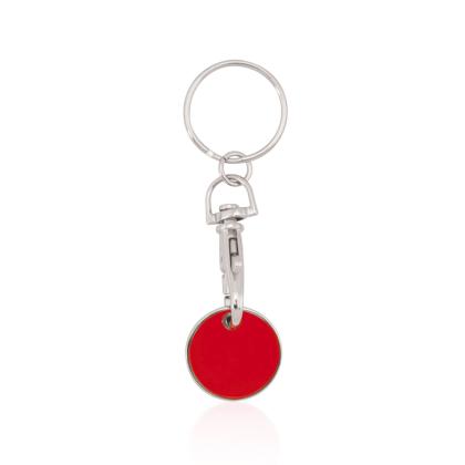 Euromarket Keyring Coin - RED