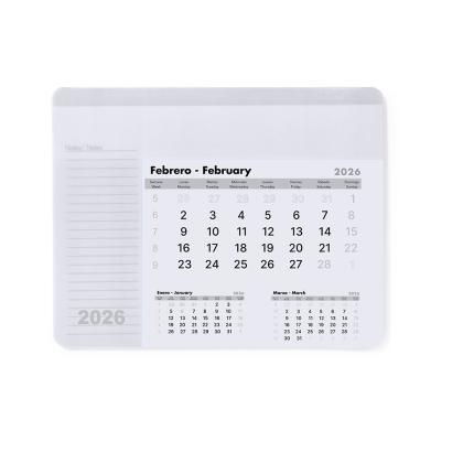 Rendux Mousepad Calendar - WHITE