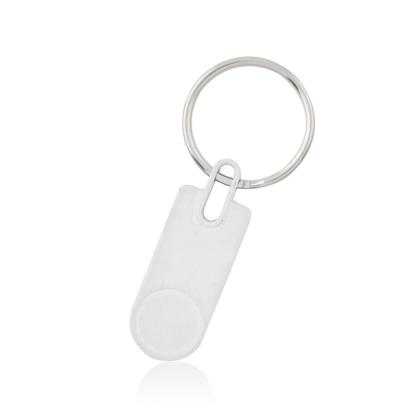 Harper Keyring - WHITE