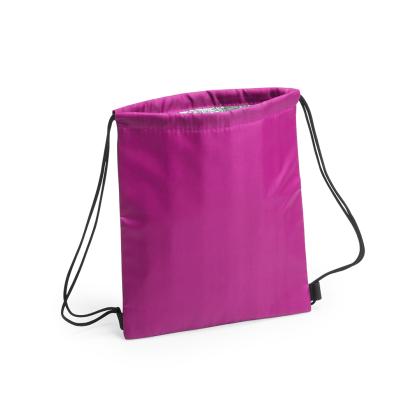Tradan Drawstring Cool Bag - FUCHSIA
