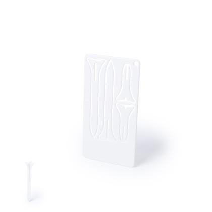 Tunker Golf Tee Card - WHITE