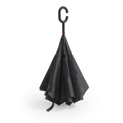 Hamfrey Reversible Umbrella - BLACK