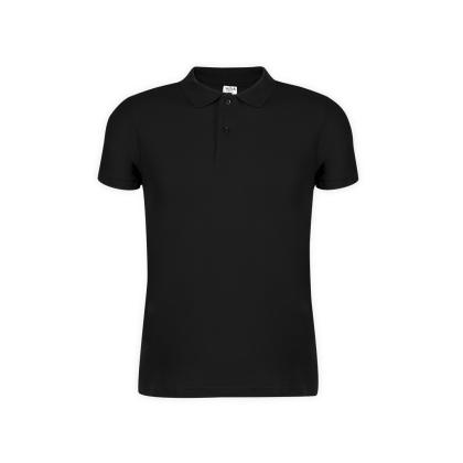 MPS180 Adult Colour Polo Shirt "keya" - BLACK