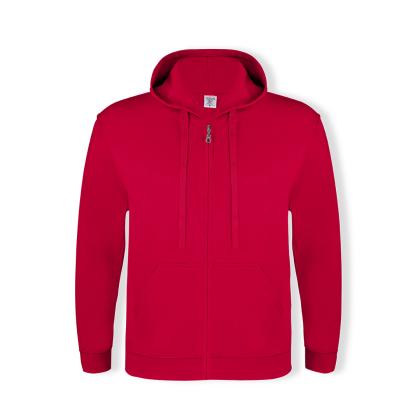 SWZ280 Adult Hooded + Zipper Sweatshirt "keya" - RED