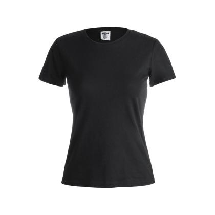 WCS150 Women Colour T-Shirt "keya" - BLACK