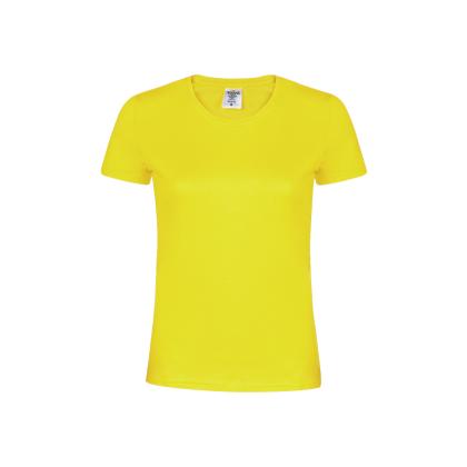 WCS180 Women Colour T-Shirt "keya" - YELLOW