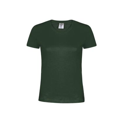 WCS180 Women Colour T-Shirt "keya" - GREEN BOTTLE